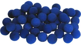 50  x 1.5 inch Super Soft Sponge Balls (Blue)