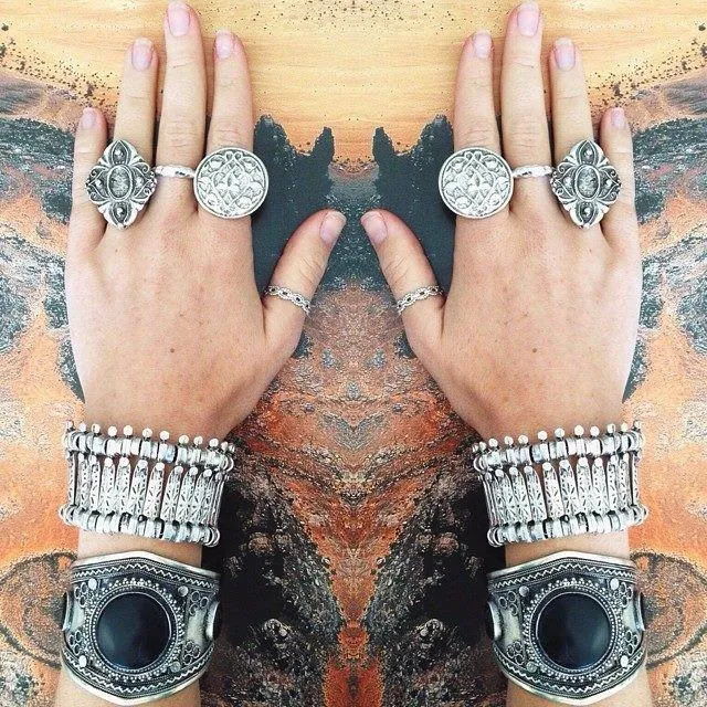 Anatolian Boho Ring - "Iznik"