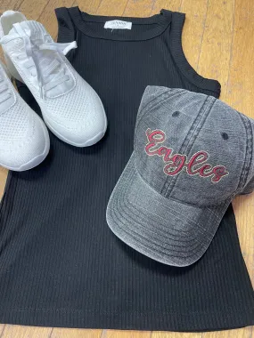 Arlington Eagles Cursive Outline Mascot Hat