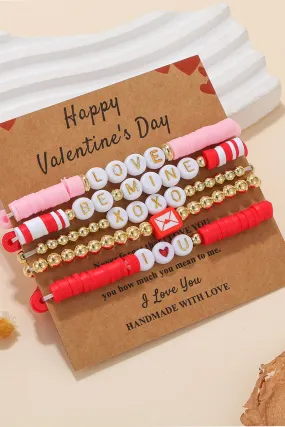 Be Mine Messages So Loving Beaded Bracelet Set