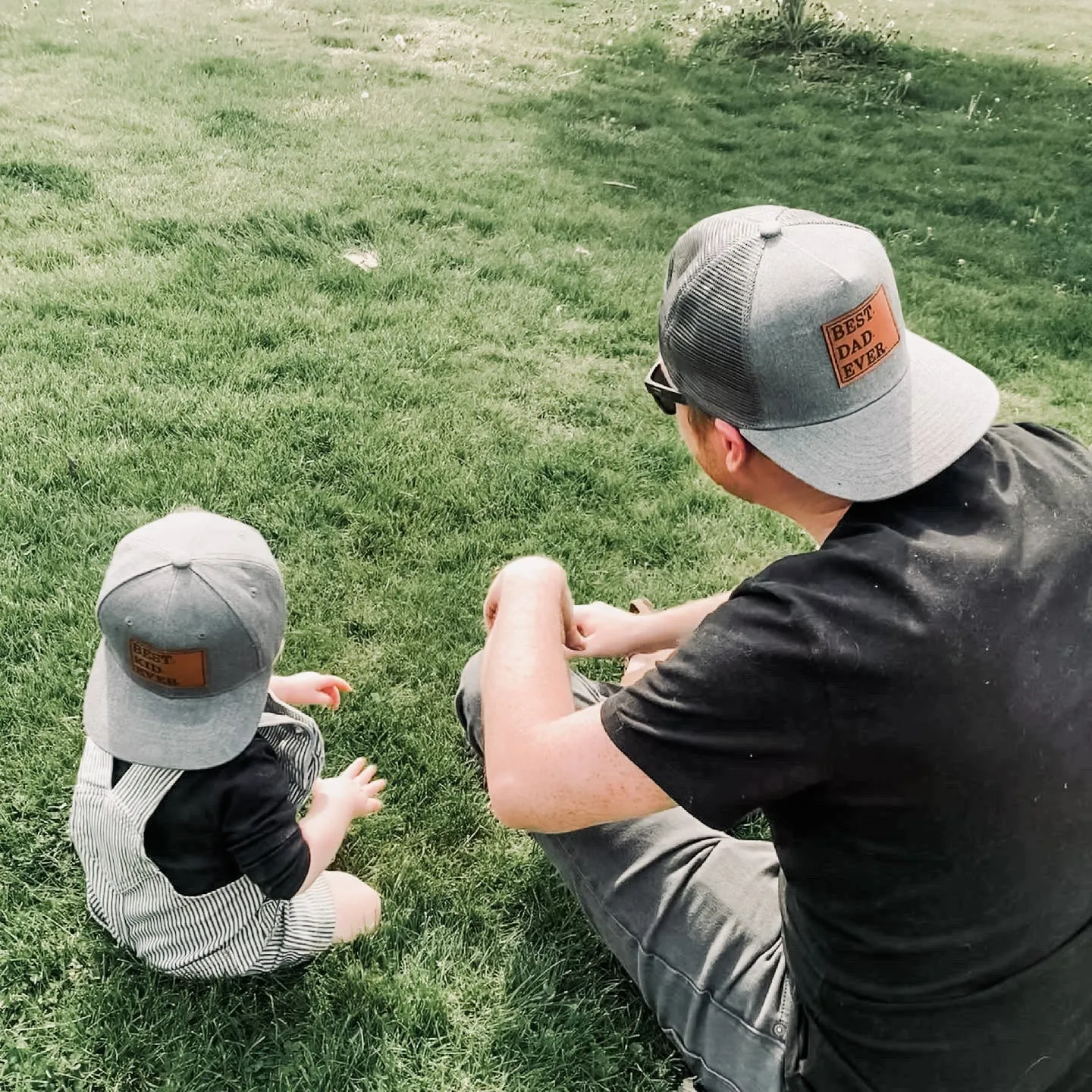 BEST DAD EVER   BEST KID EVER Matching Father & Son or Daughter SnapBack Hats.
