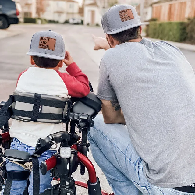 BEST DAD EVER   BEST KID EVER Matching Father & Son or Daughter SnapBack Hats.