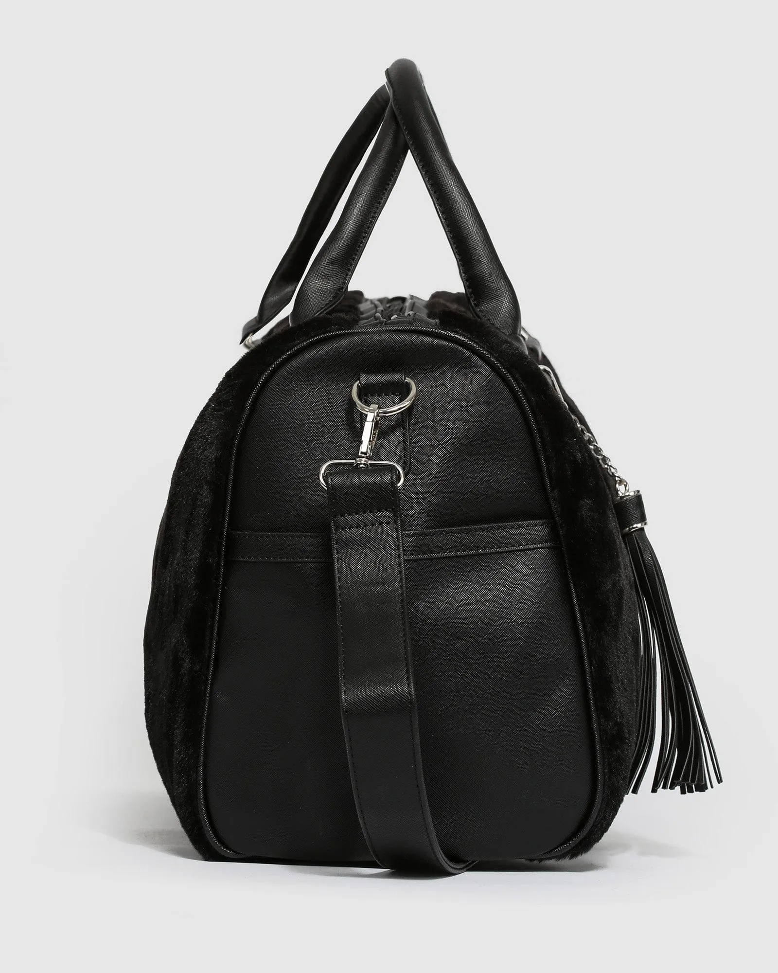 Black Soft Overnight Bag