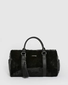 Black Soft Overnight Bag