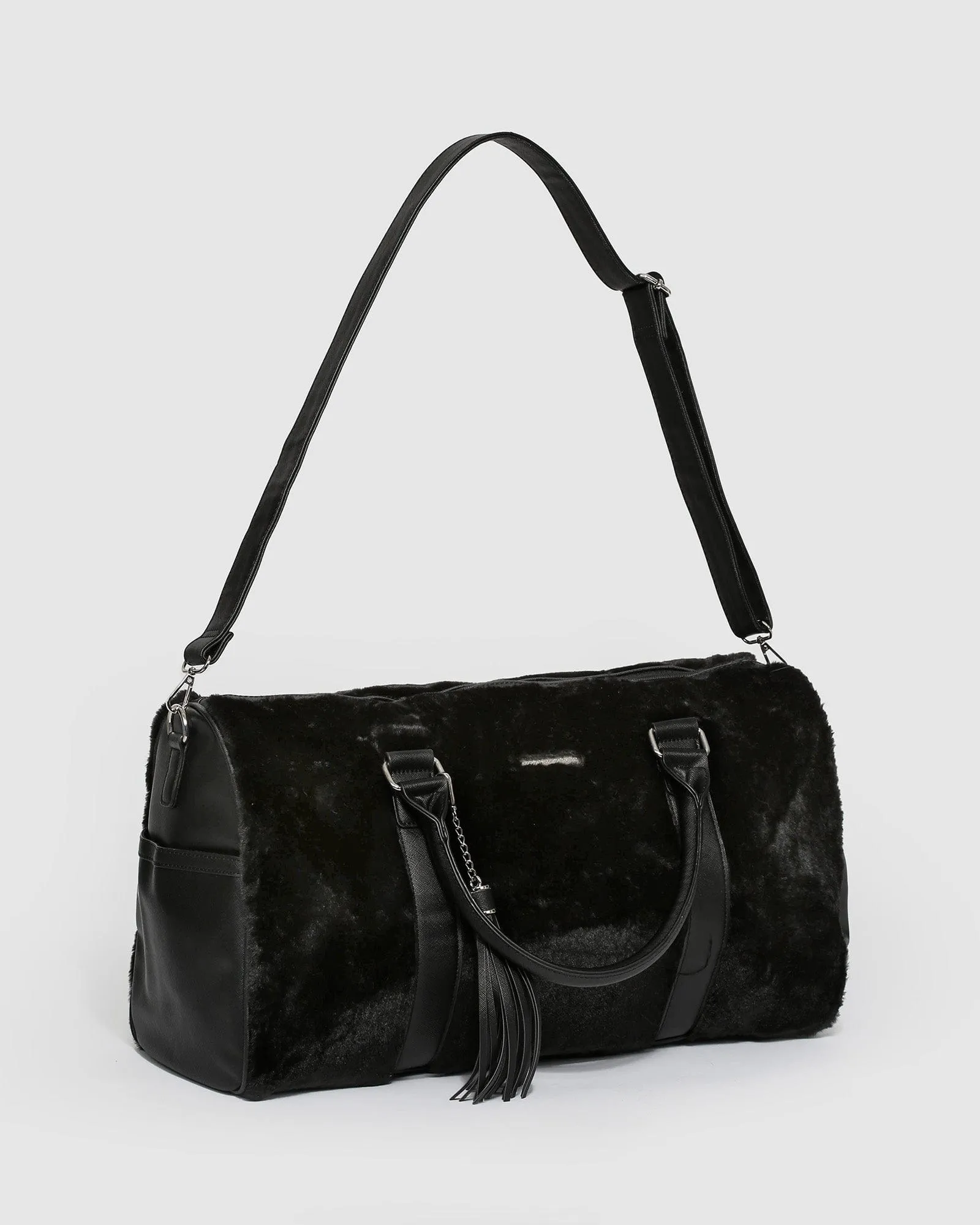 Black Soft Overnight Bag