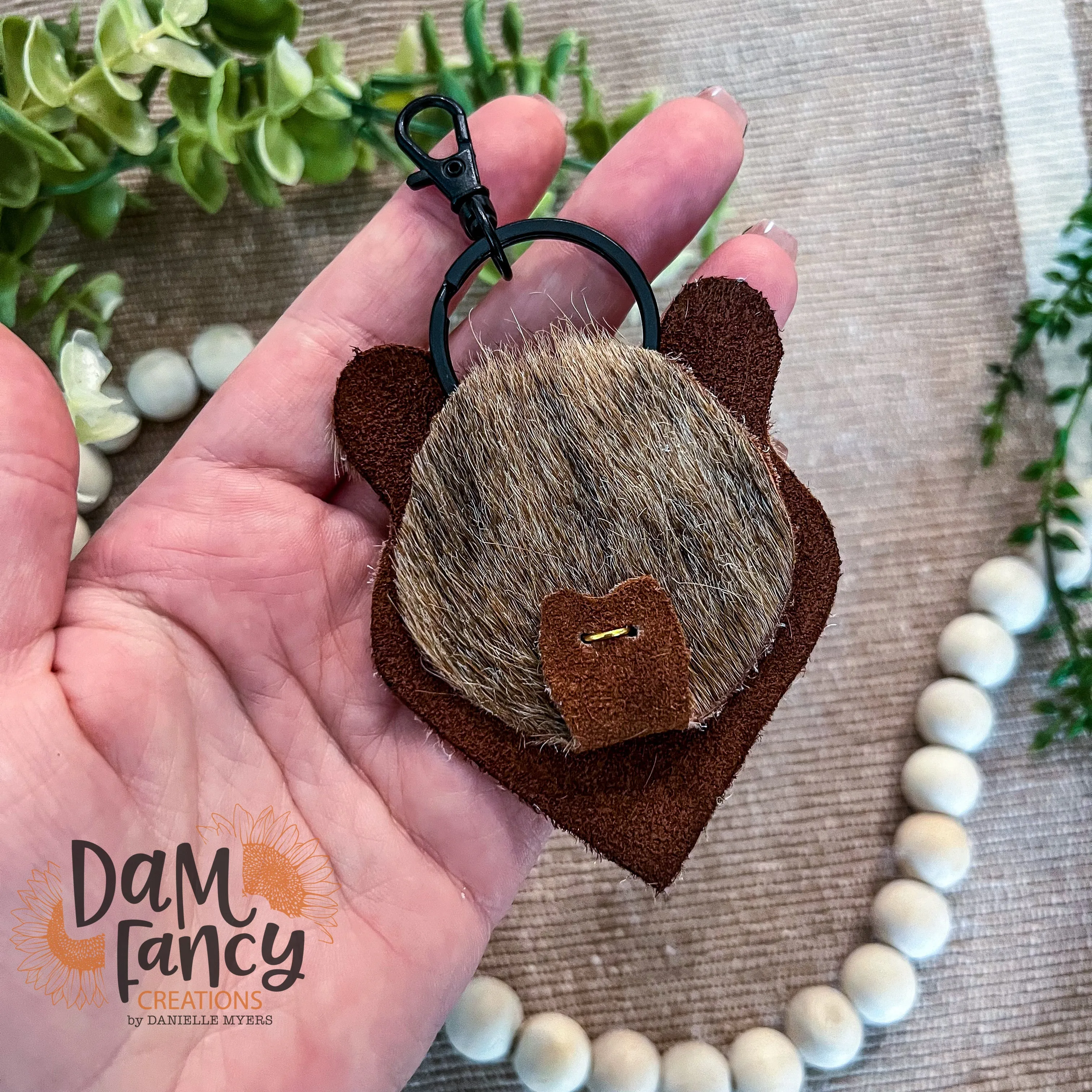 Brown Bear Keychain