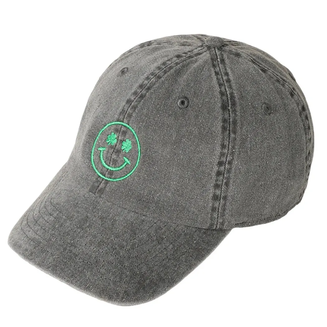 Clover Happy Face Hat