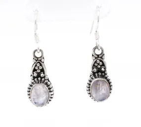 Dainty Bali Style Moonstone Earrings