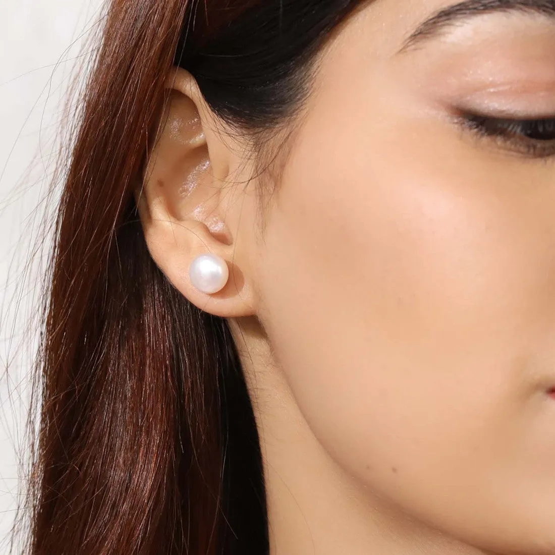 Delicate Dot Pearl 925 Silver Earrings