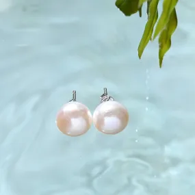 Delicate Dot Pearl 925 Silver Earrings
