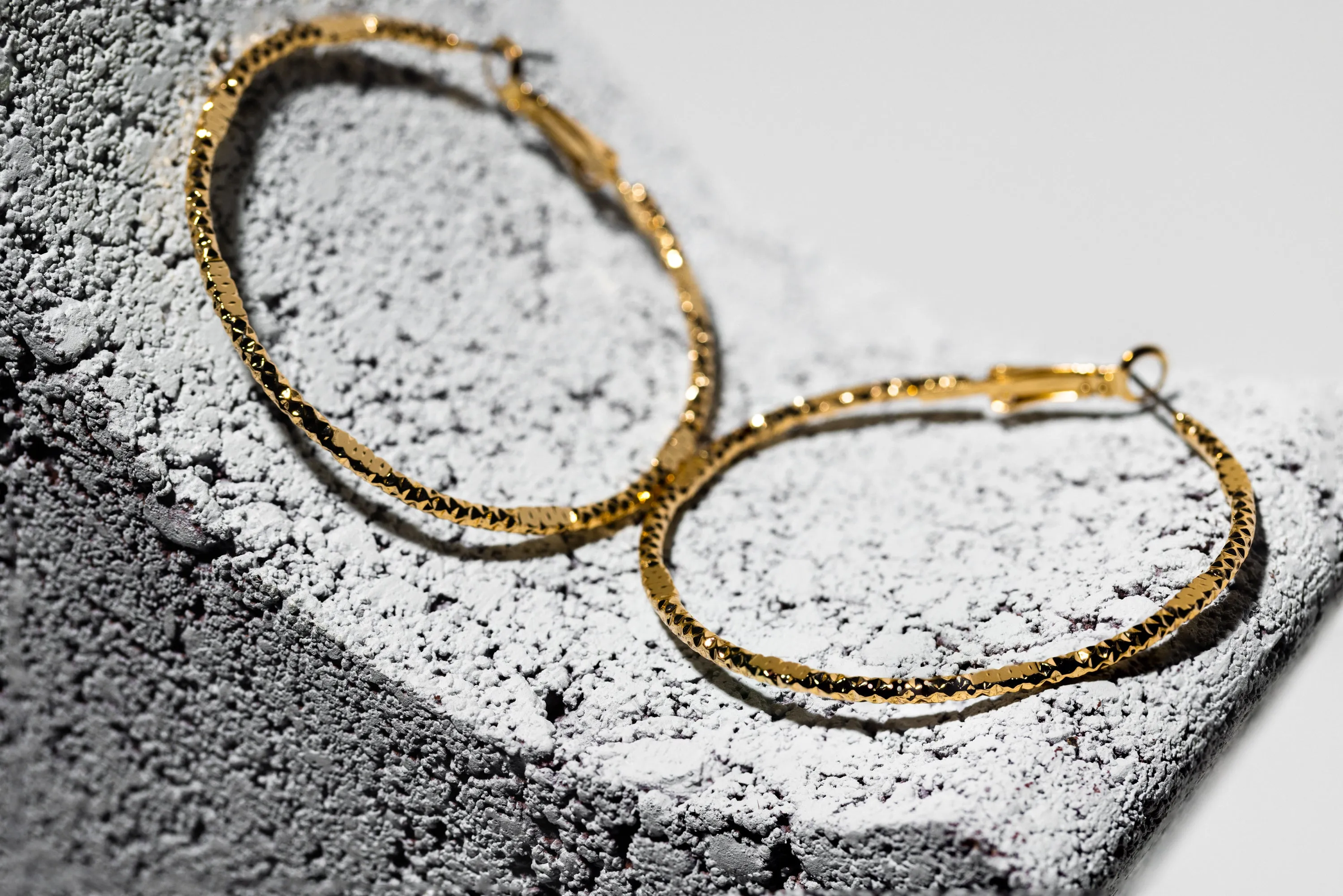 Delicate Gold Hoop Earrings