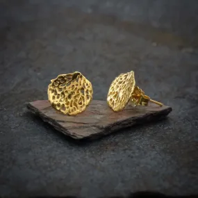 Delicate Leaf Stud Earrings