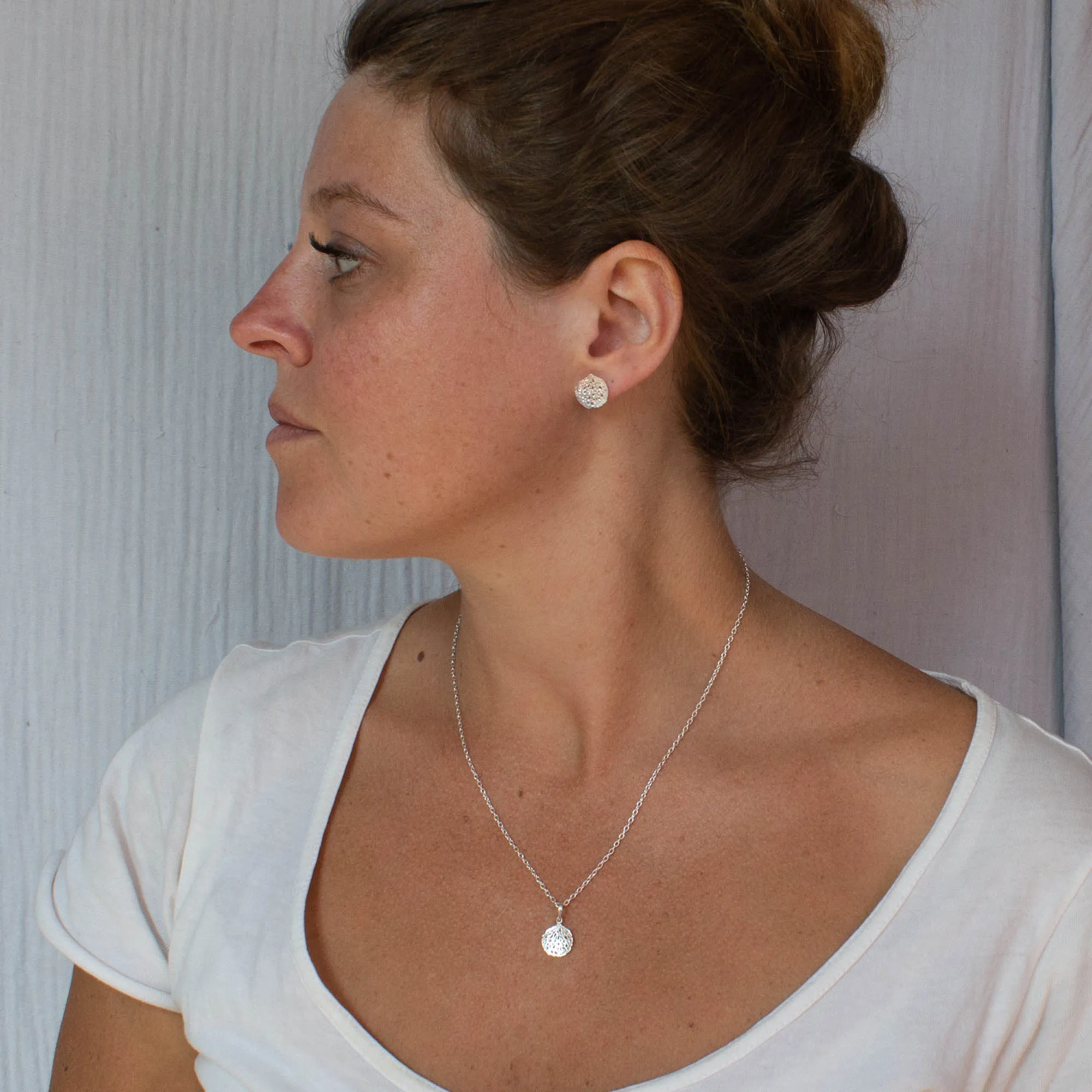Delicate Leaf Stud Earrings