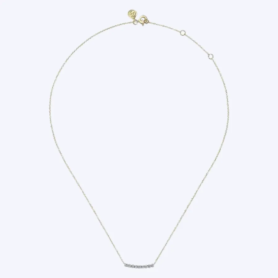 Diamond Circles Chain Necklace