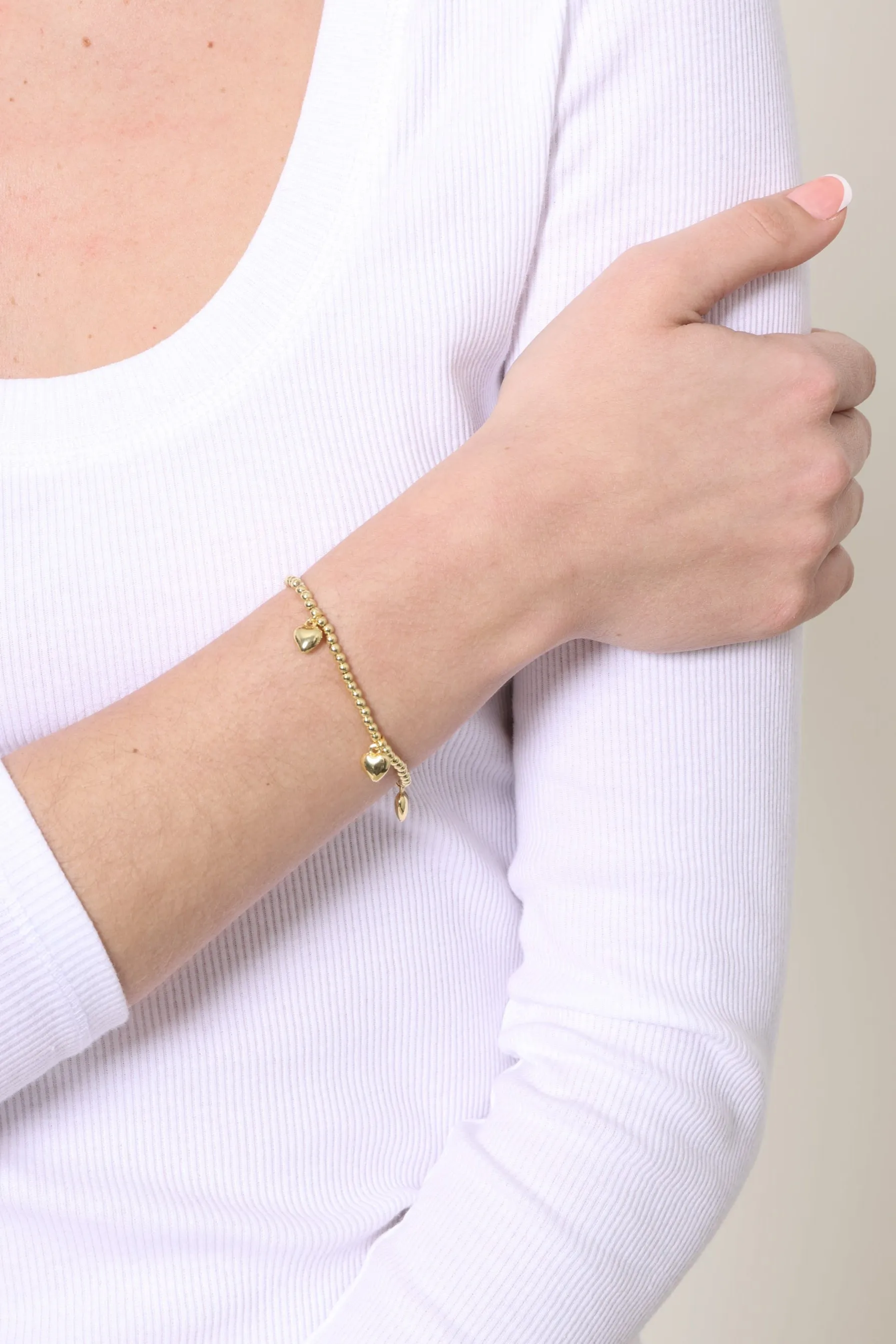 Gaia Multi Heart Ball Bracelet