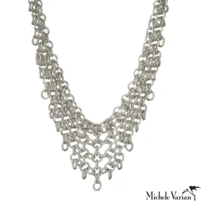 Guardian Chainmail Necklace Sterling Silver