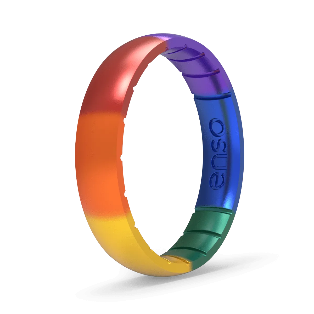 Handcrafted Classic Thin Silicone Ring - Encircle Pride