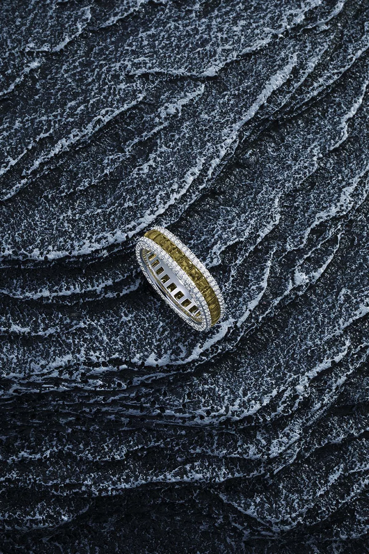 Khaki Pavé Ring