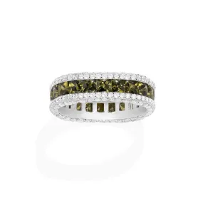Khaki Pavé Ring