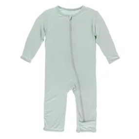 KicKee Pants Bamboo Solid Coverall with Zipper