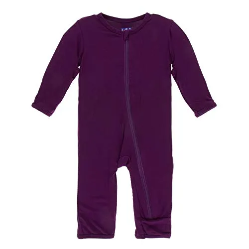 KicKee Pants Bamboo Solid Coverall with Zipper
