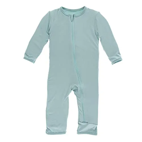 KicKee Pants Bamboo Solid Coverall with Zipper