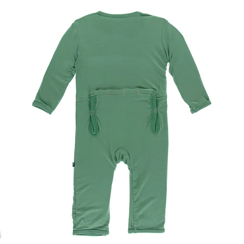 KicKee Pants Bamboo Solid Coverall with Zipper