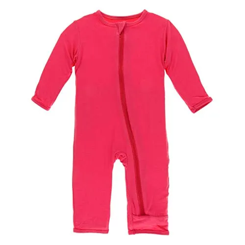 KicKee Pants Bamboo Solid Coverall with Zipper