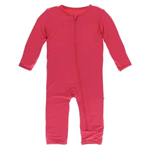 KicKee Pants Bamboo Solid Coverall with Zipper