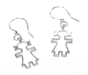 Little Woman Shaped Earrings
