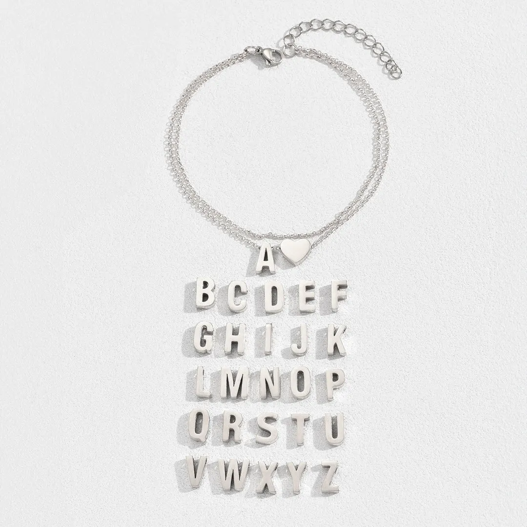 Luxe9267 - Alphabet Anklet