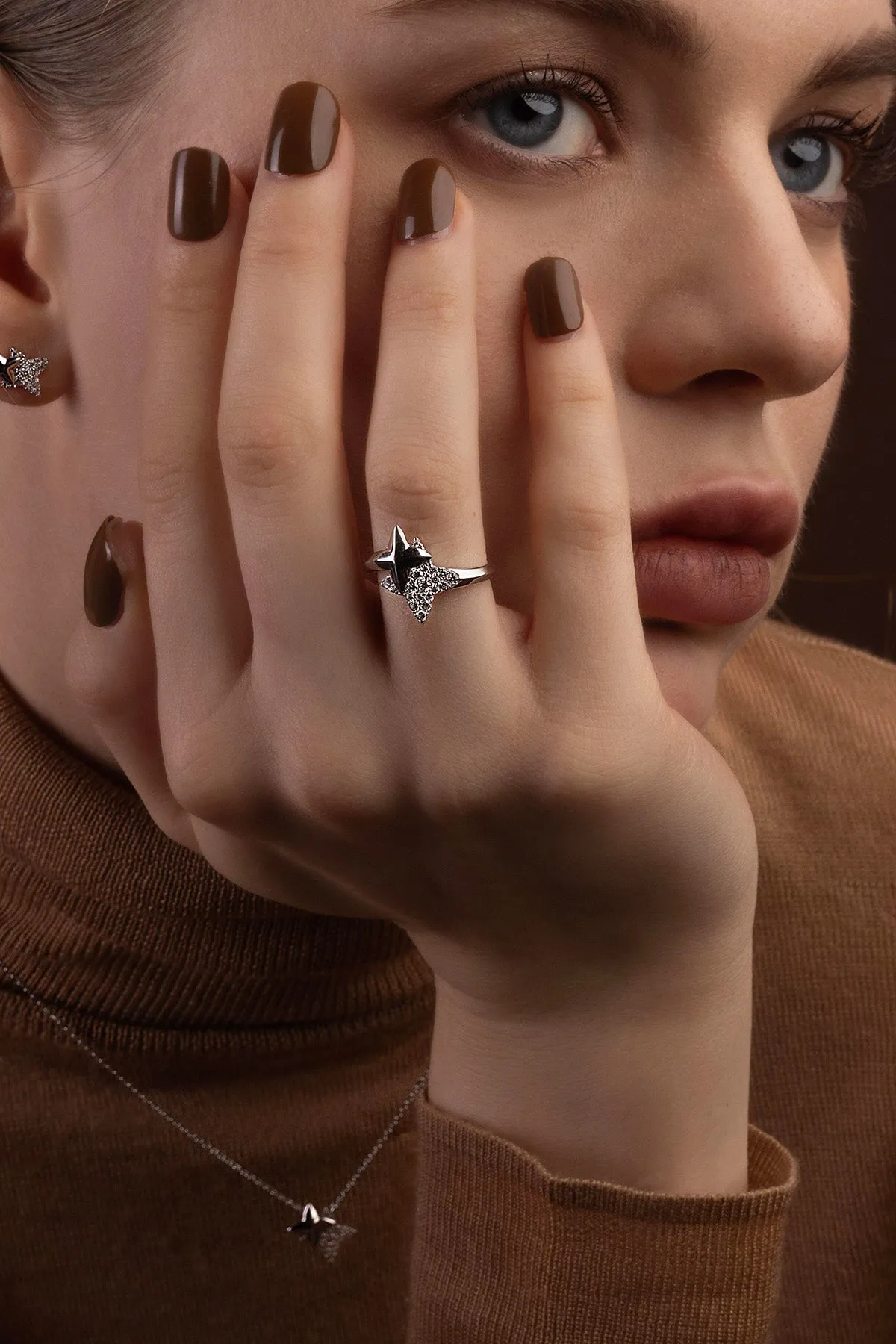 Météorites Silver Ring