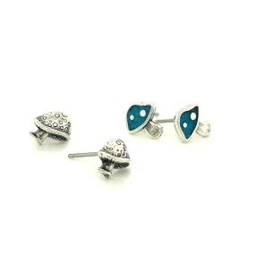 Mushroom Stud Earrings