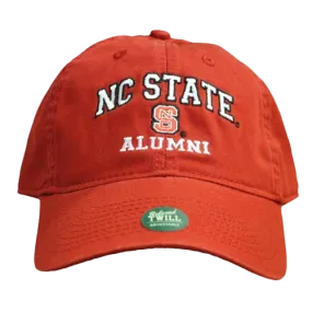 NC State Wolfpack Alumni Red Relaxed Fit Adjustable Hat