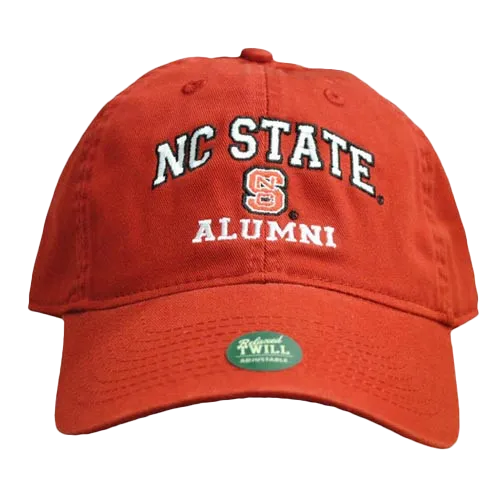 NC State Wolfpack Alumni Red Relaxed Fit Adjustable Hat