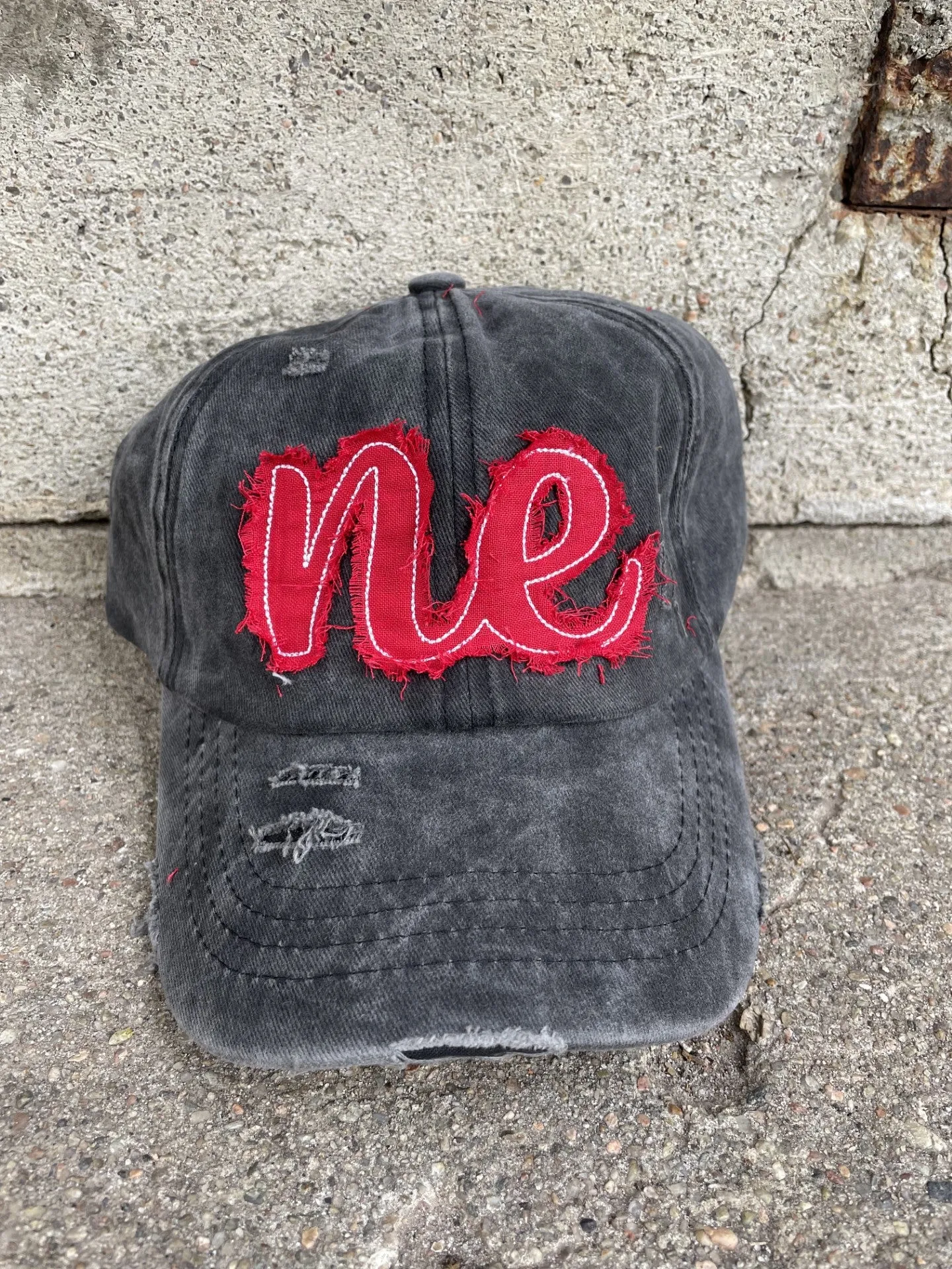 NE Mineral Washed Ponytail Hat