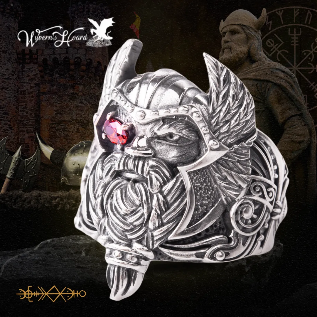 Odin The Allfather Handcrafted Ring