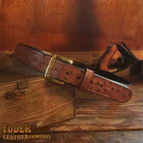 Ostrich Brown Belt