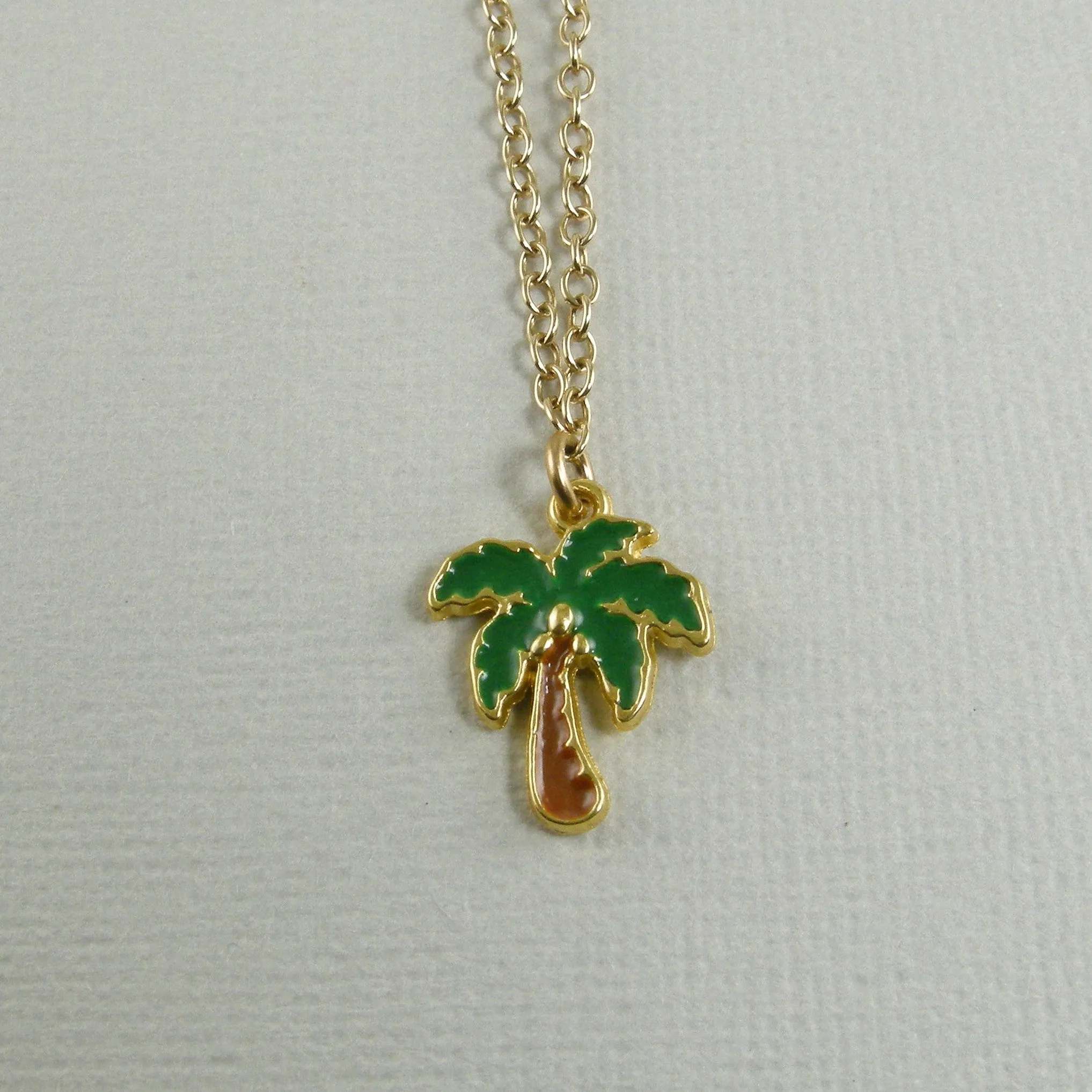 Palm Tree Anklet, Summer Anklet, Vacation Anklet