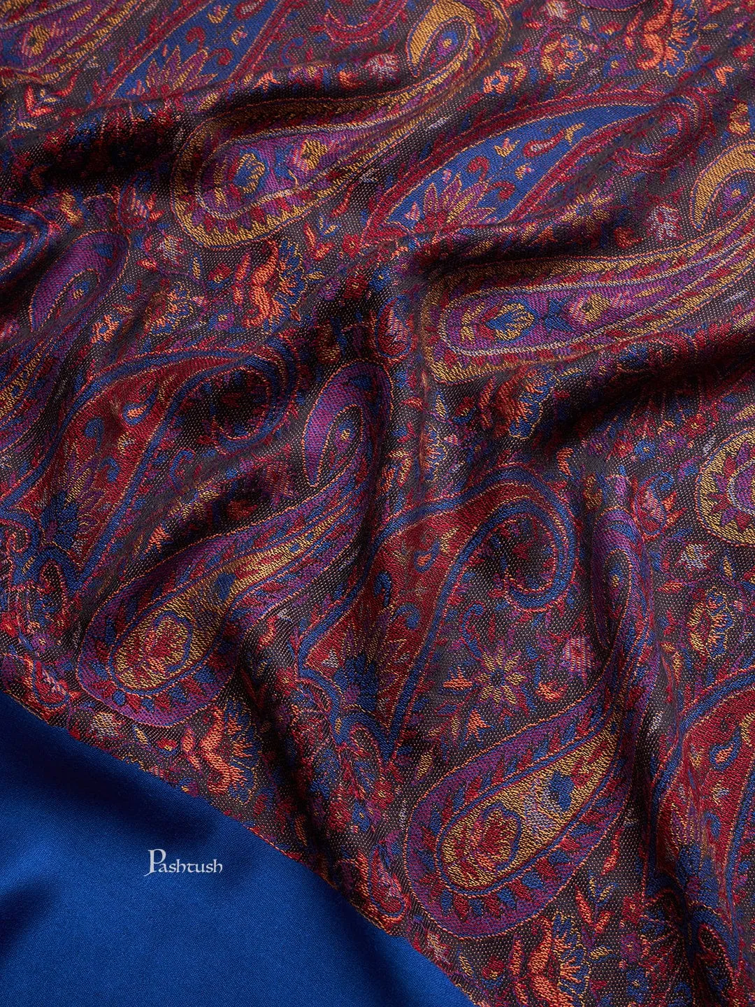 Pashtush Womens Bamboo Shawl, Chanting Paisley Design, Multicolour