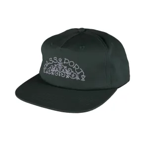 Pass~Port - Vineyard Birds Workers Cap Dark Elm