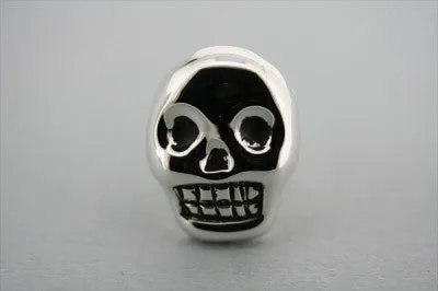 Skull mask ring - sterling silver