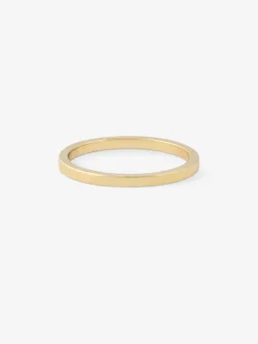 Stacking 1.5 14K Gold, Whitegold or Rosegold Ring