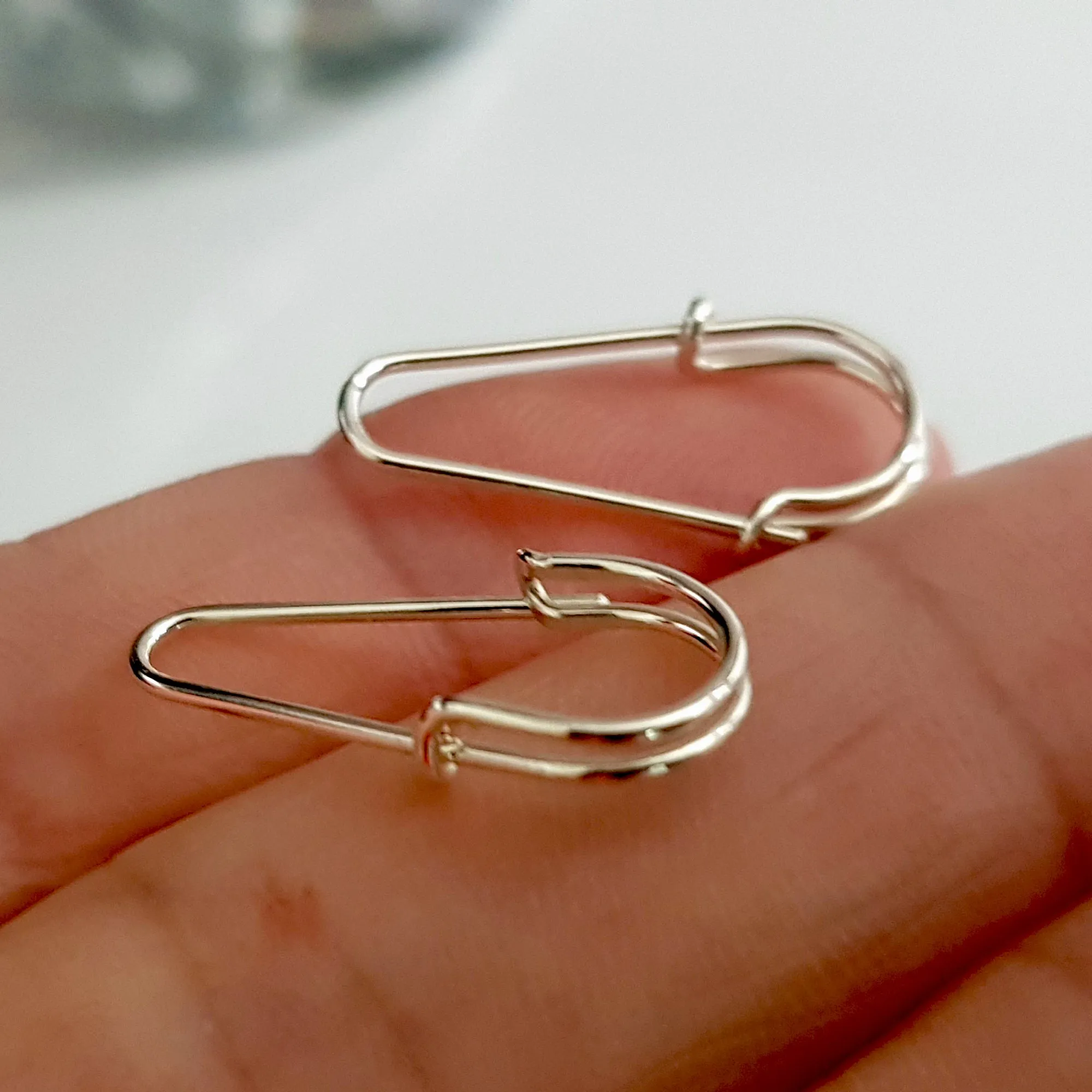 Sterling Silver Earrings - Safety Pin Collection