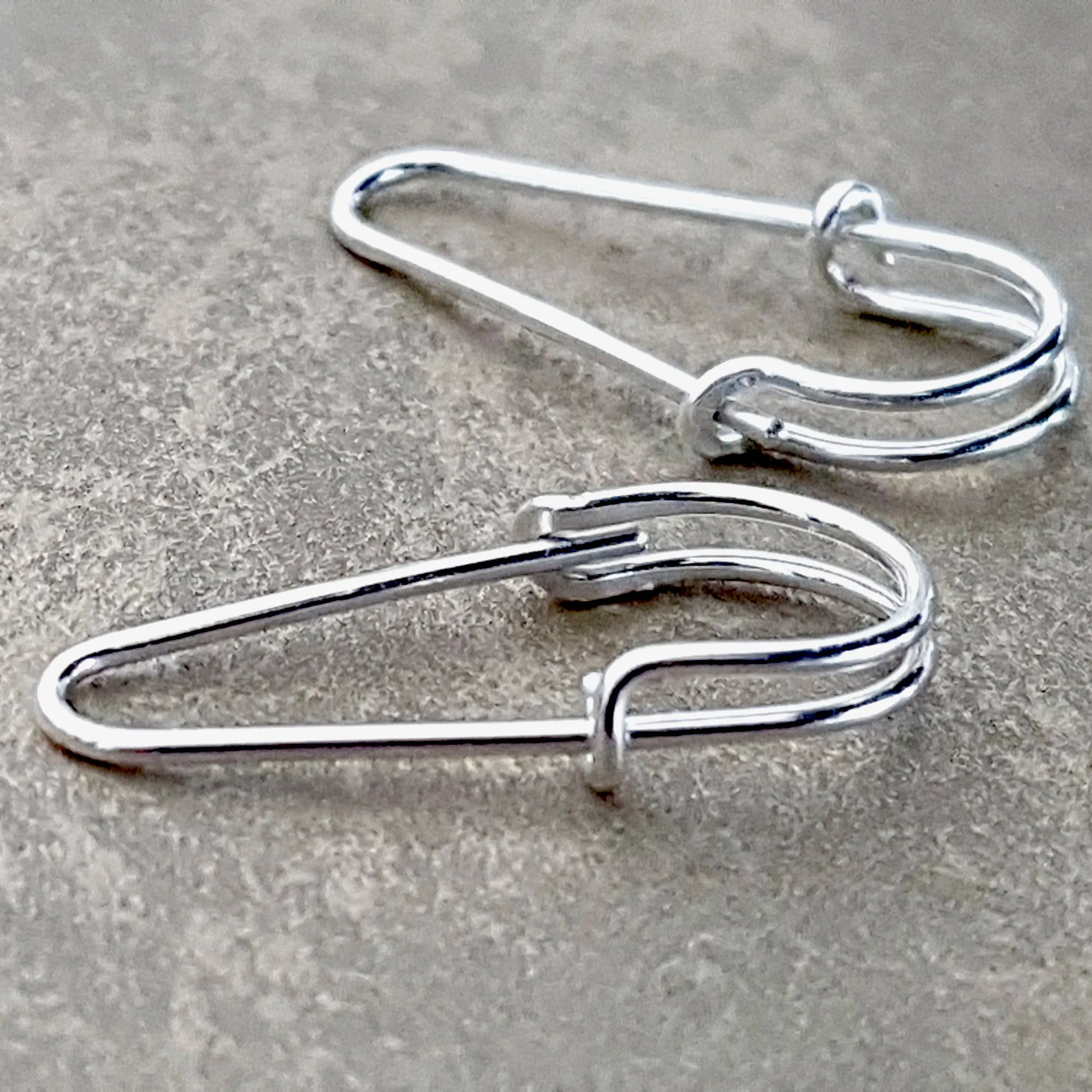Sterling Silver Earrings - Safety Pin Collection