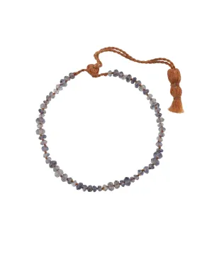 Stone Knot Tassel Bracelet
