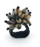 Stunner Statement Ring handcrafted from natural seeds