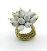 Stunner Statement Ring handcrafted from natural seeds