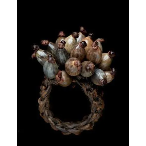 Stunner Statement Ring handcrafted from natural seeds