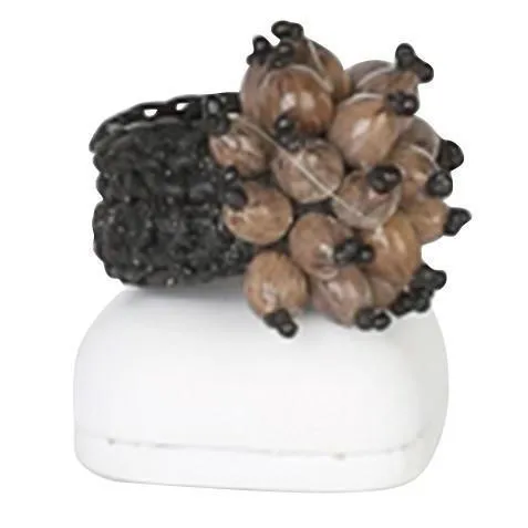 Stunner Statement Ring handcrafted from natural seeds